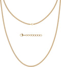 Gold/Silver Cuban Link Chain for Men 18/20/22/24in - Non-Tarnish