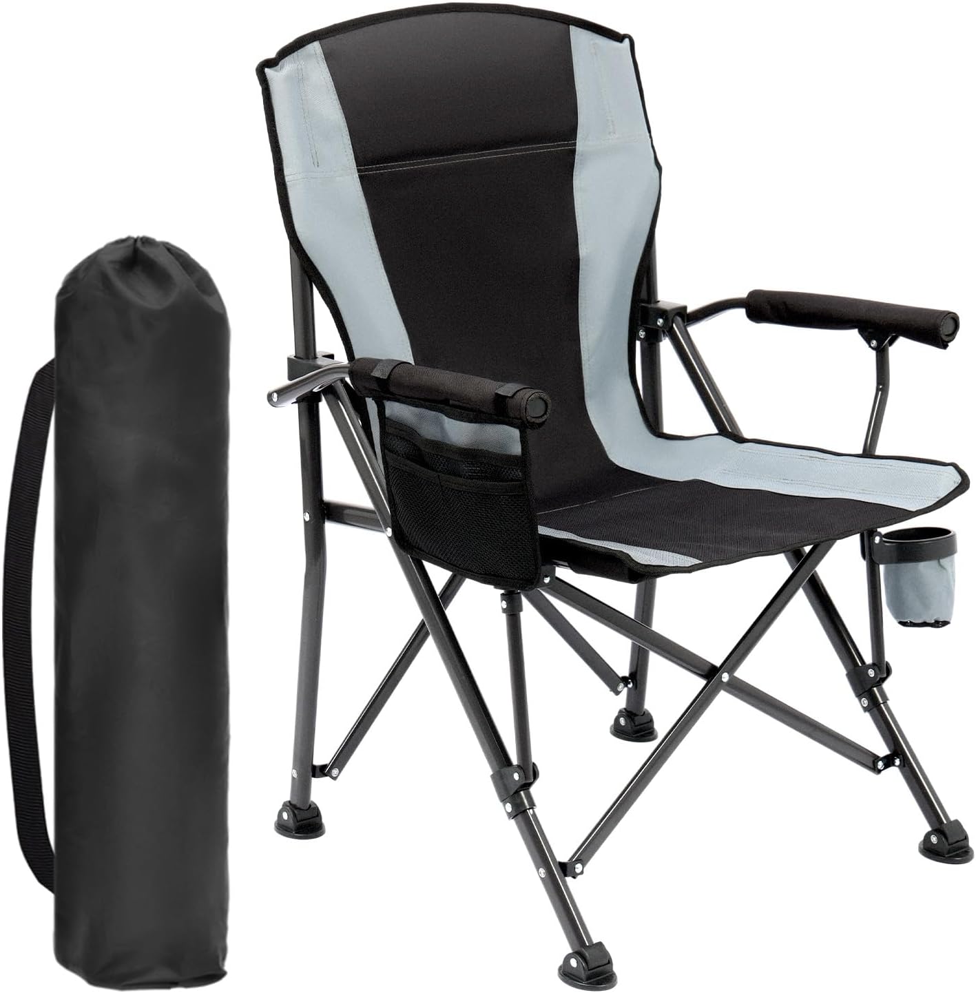 Oversized Folding Camping Chair for Adults, Supports 450 LBS