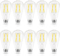 LED Edison Bulbs Dimmable E26 ST58 4000K - Bright, Eye-Friendly Light