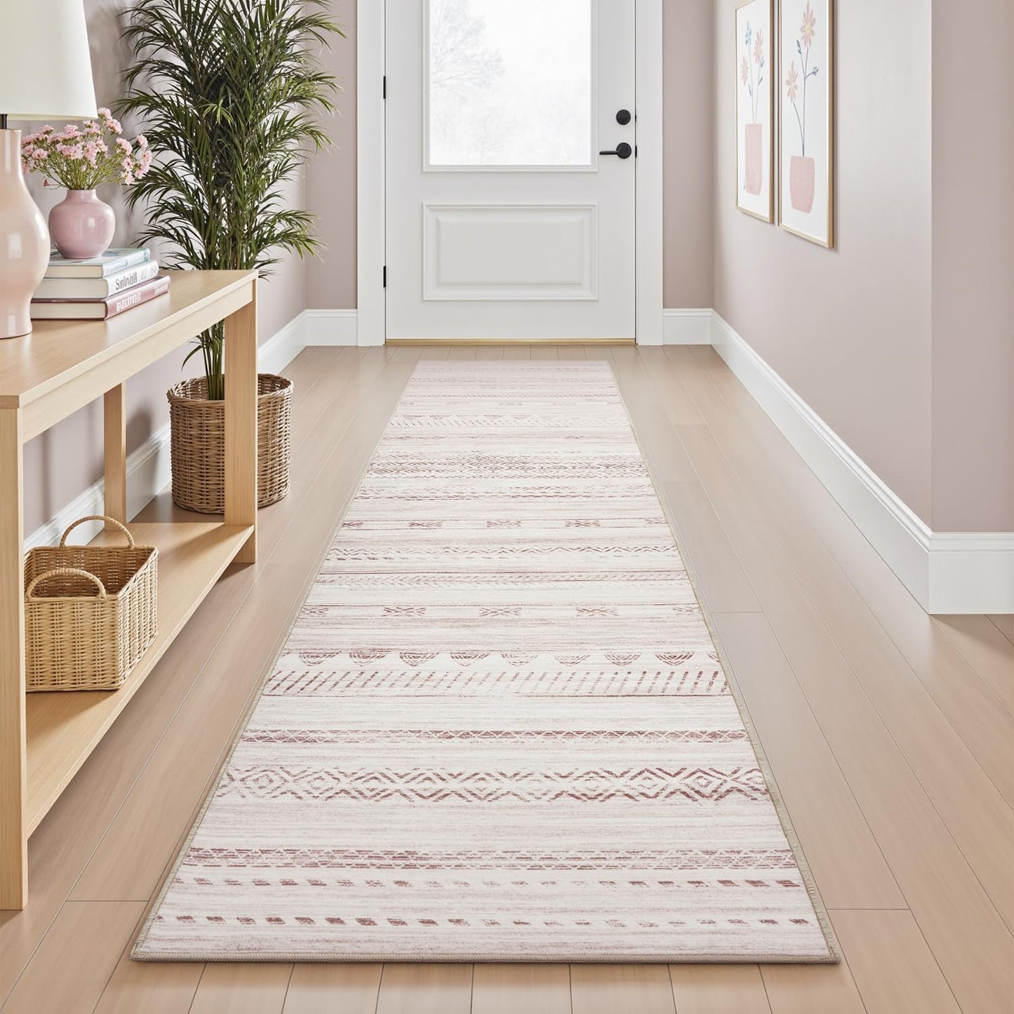 2x10 Runner Rug Machine Washable Non Slip Area Rug for Home