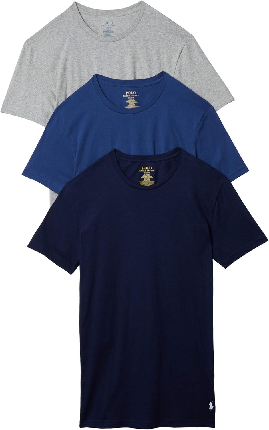 Polo Ralph Lauren Men's Classic Fit Undershirt 3-Pack Crews