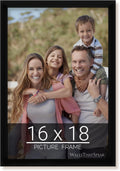 wallsthatspeak 16x18 Black Picture Frame for Posters and Puzzles