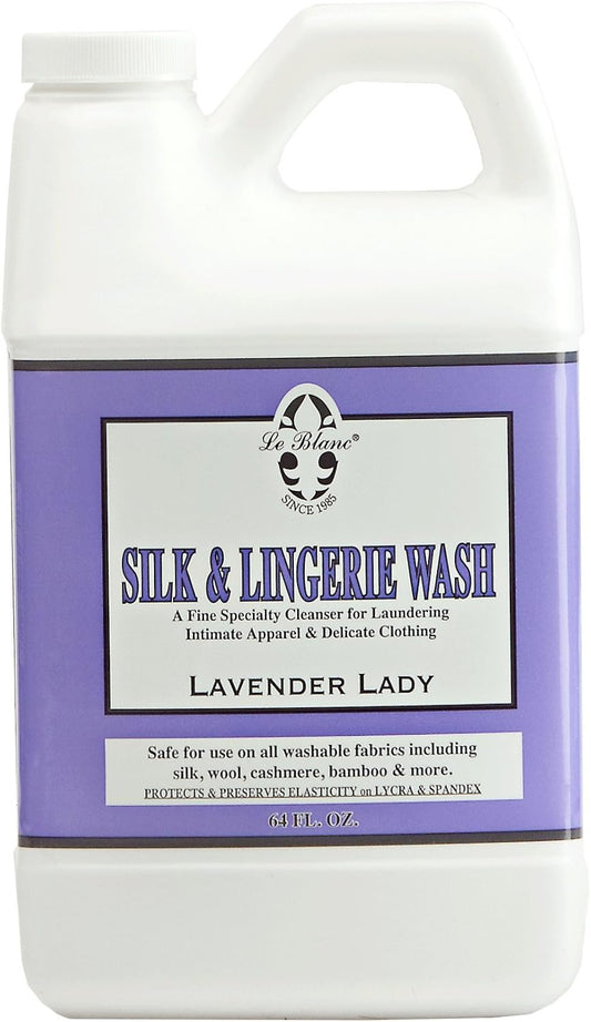 Le Blanc Lavender Silk & Lingerie Wash for Delicates 64 oz