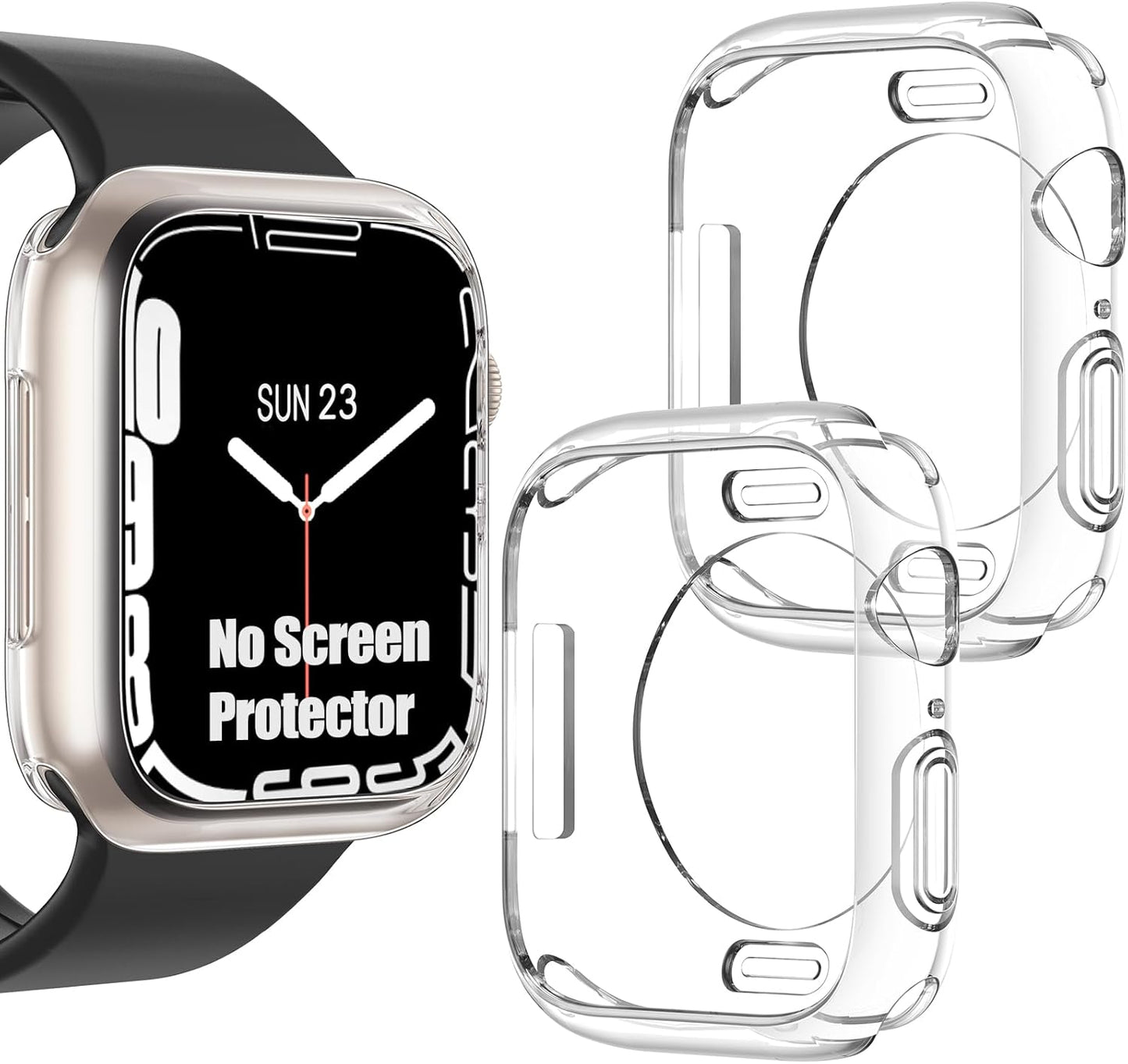 Ultra Thin Shockproof Bumper for Apple Watch 42mm x2