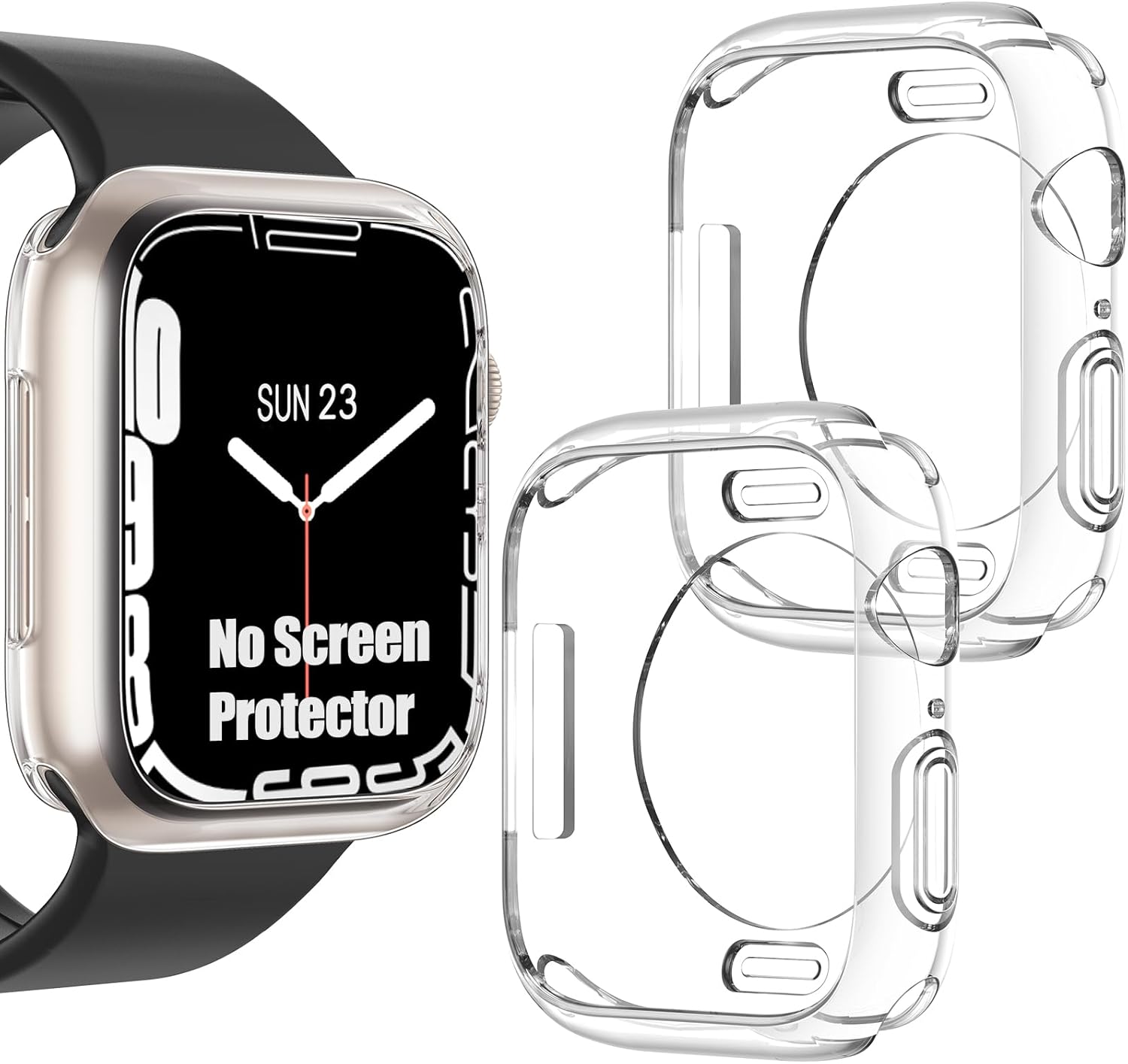 Ultra Thin Shockproof Bumper for Apple Watch 42mm x2