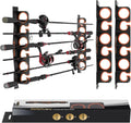 SafeGuard Fishing Rod Holder Rack for Wall or Ceiling - Holds 6 Rods