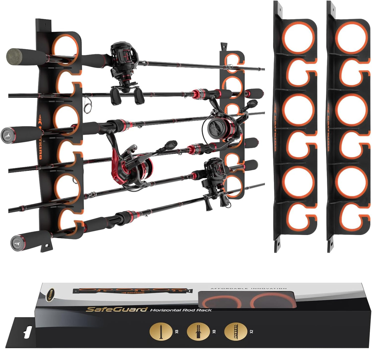 KastKing SafeGuard: Space-Saving 6-Rod Fishing Holder