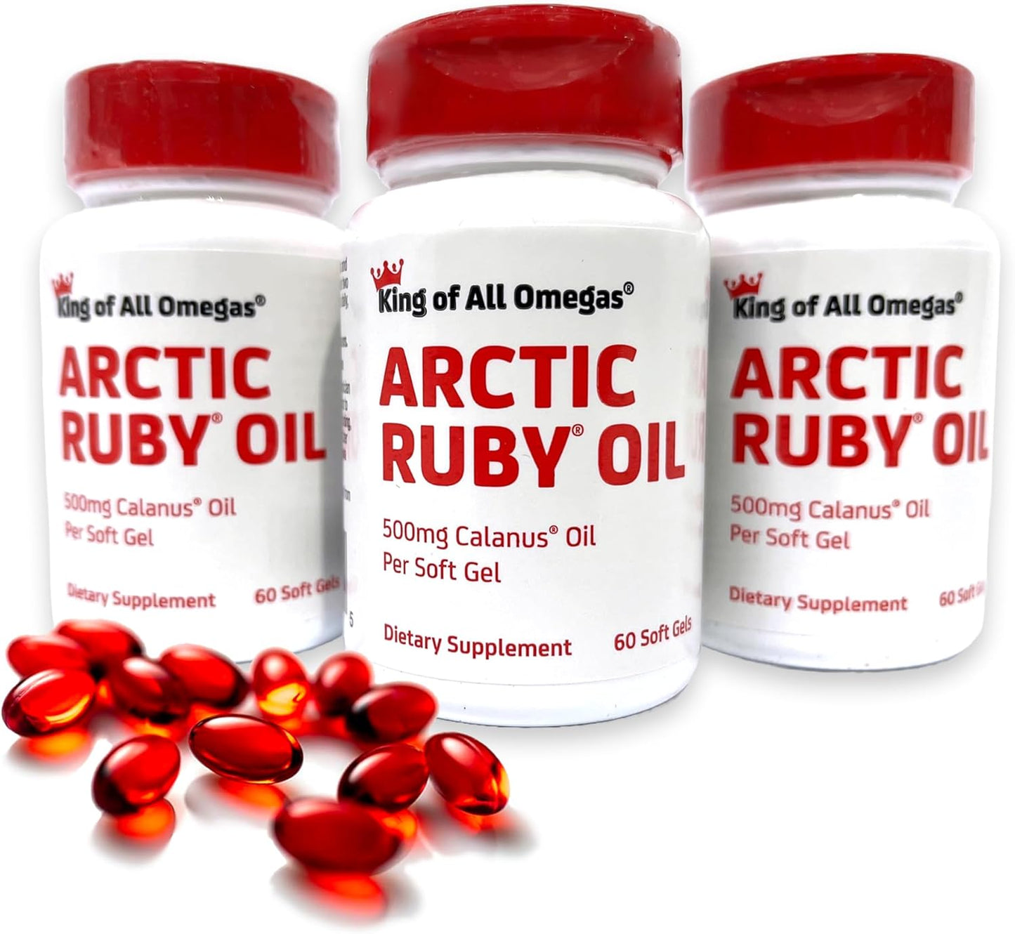 Arctic Ruby Oil Omega 3 Supplement with Astaxanthin for Health