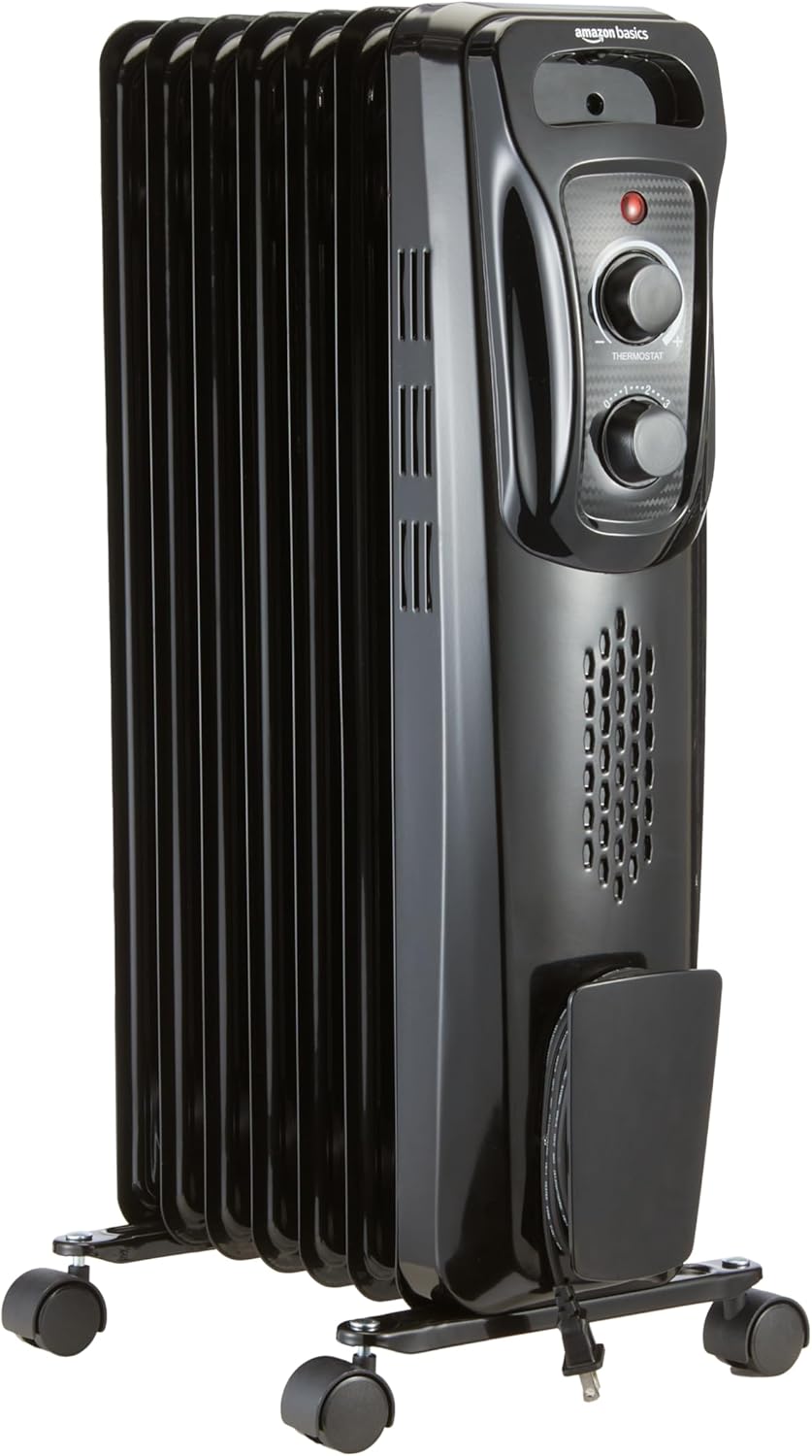 Basics Oil Heater - Efficient Indoor Heating