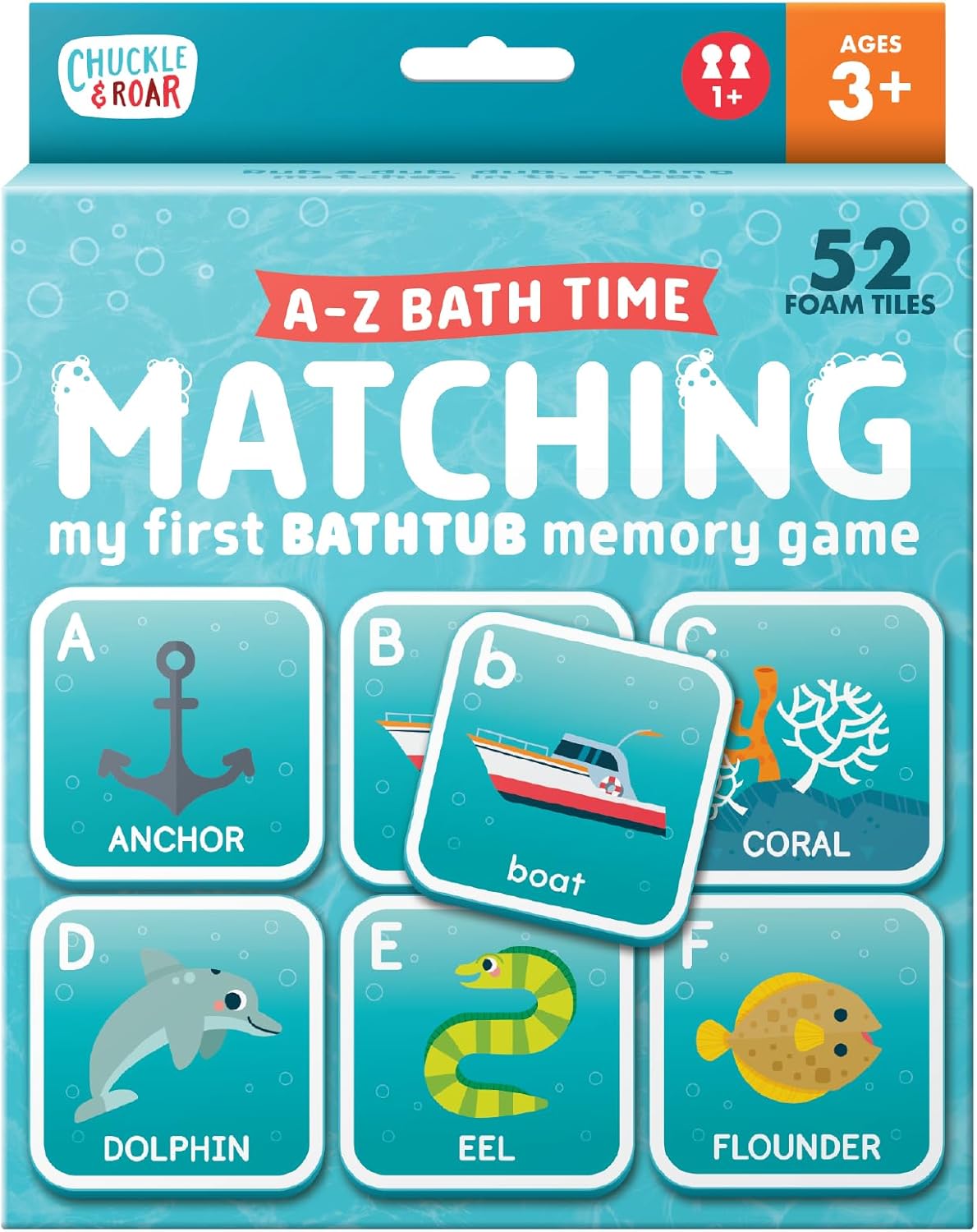 Chuckle & Roar Bath Matching - Water Safe Fun