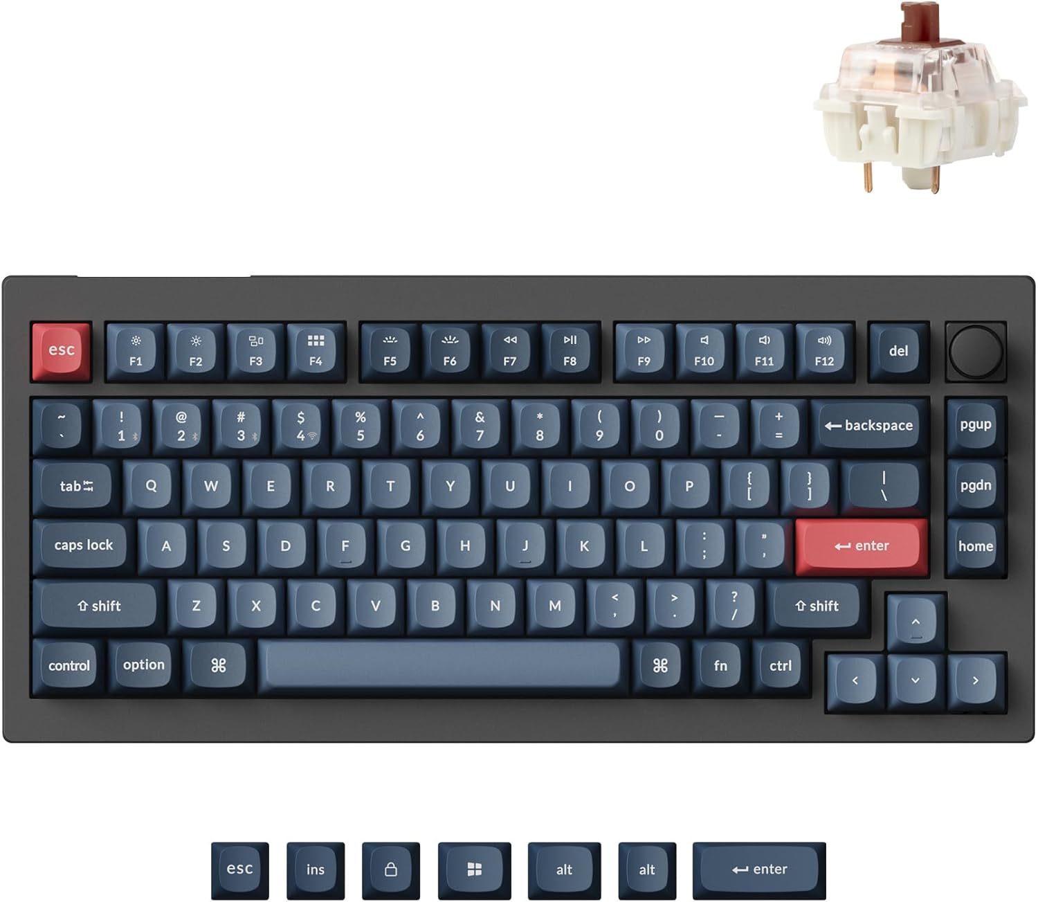 Keychron V1 Max 75% RGB Custom Mechanical Keyboard Review