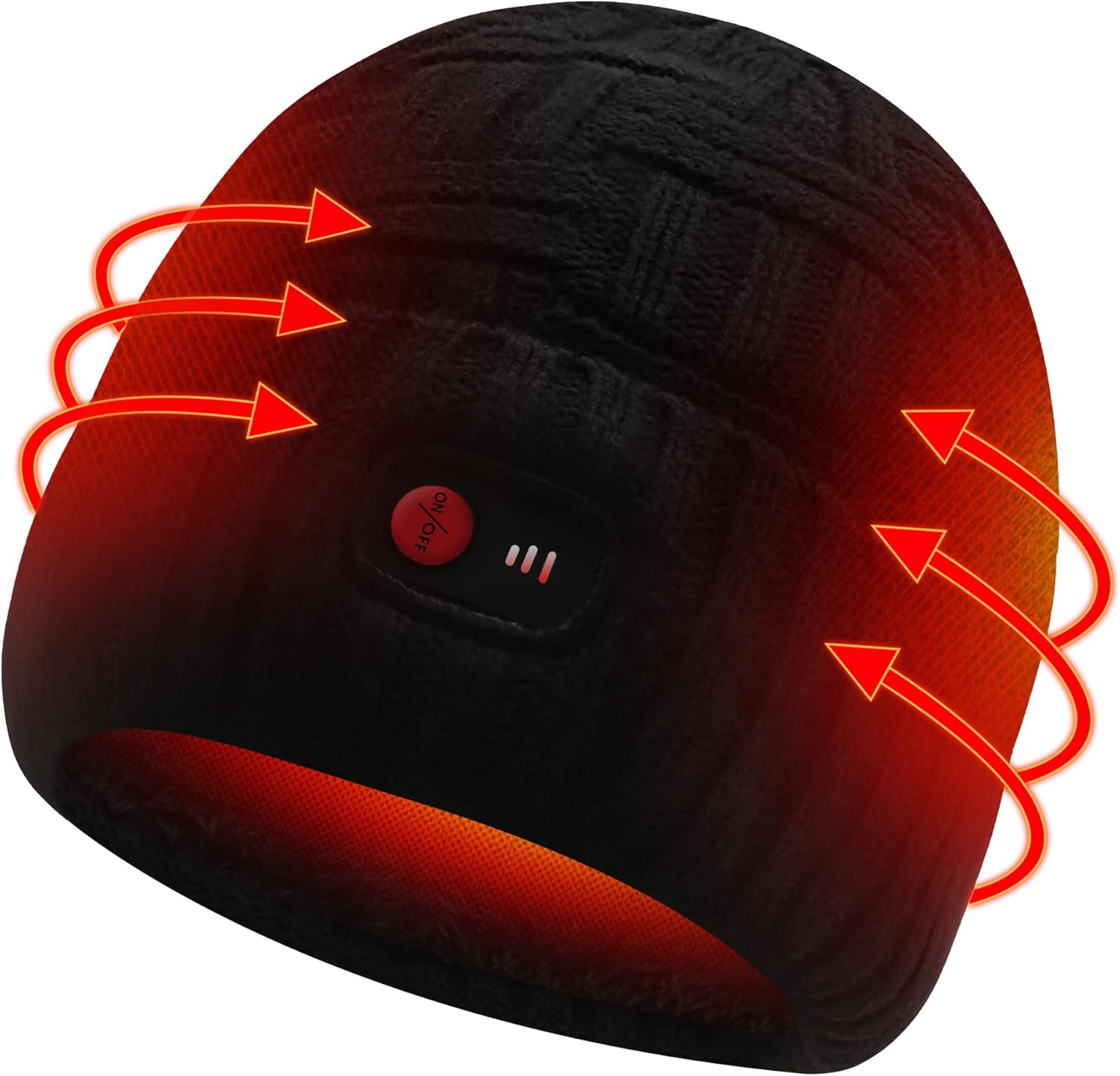 MMlove Rechargeable Heated Hats for Men Women - Warmth Guaranteed