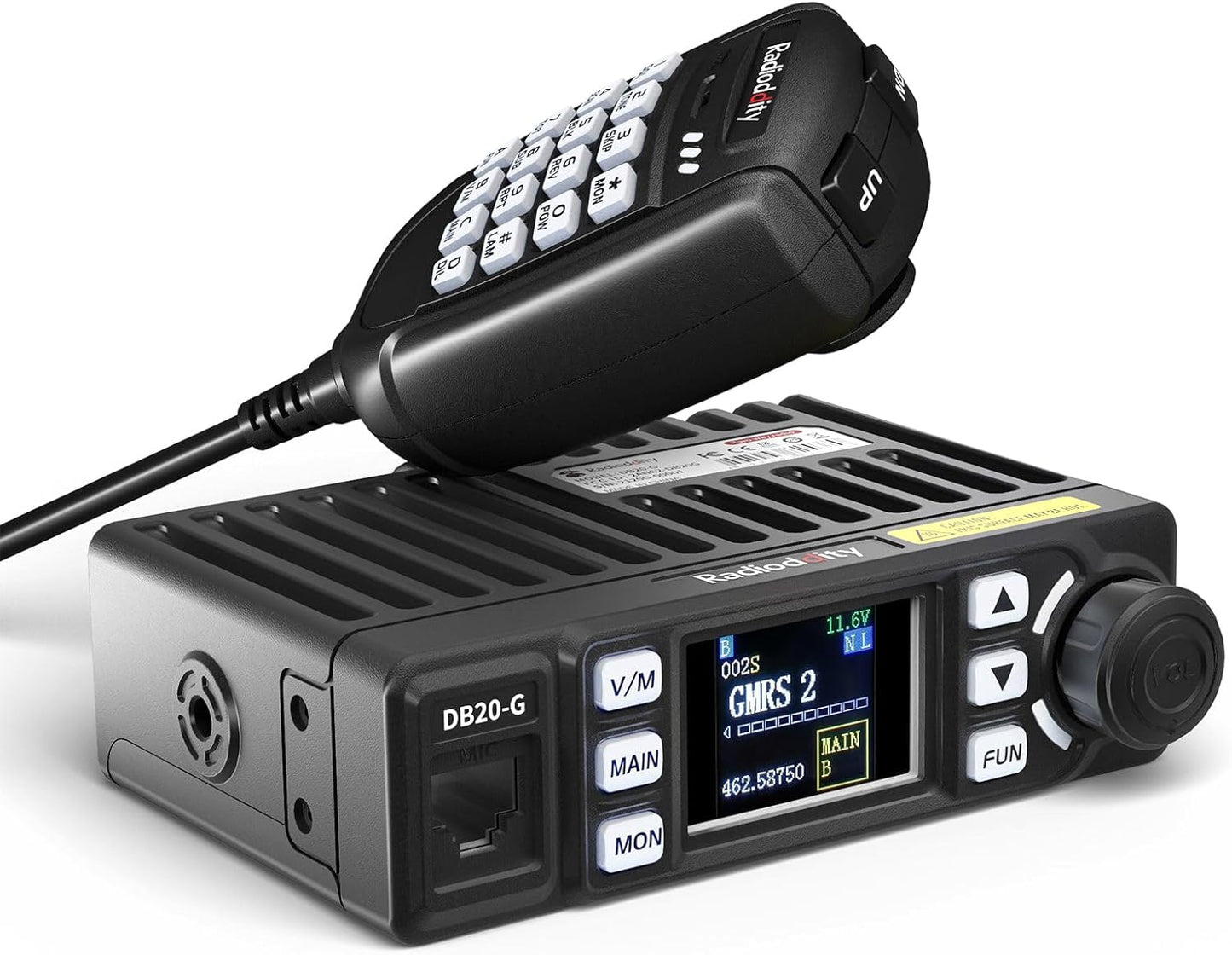 Radioddity DB20-G GMRS Mobile Radio for Long Range Communication