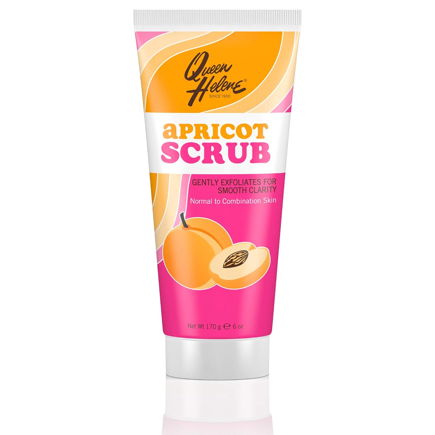 Queen Helene Apricot Facial Scrub Pack of 6 for Radiant Skin