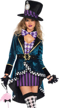 Whimsical 5 Piece Mad Hatter Costume for Women - Fun and Unique