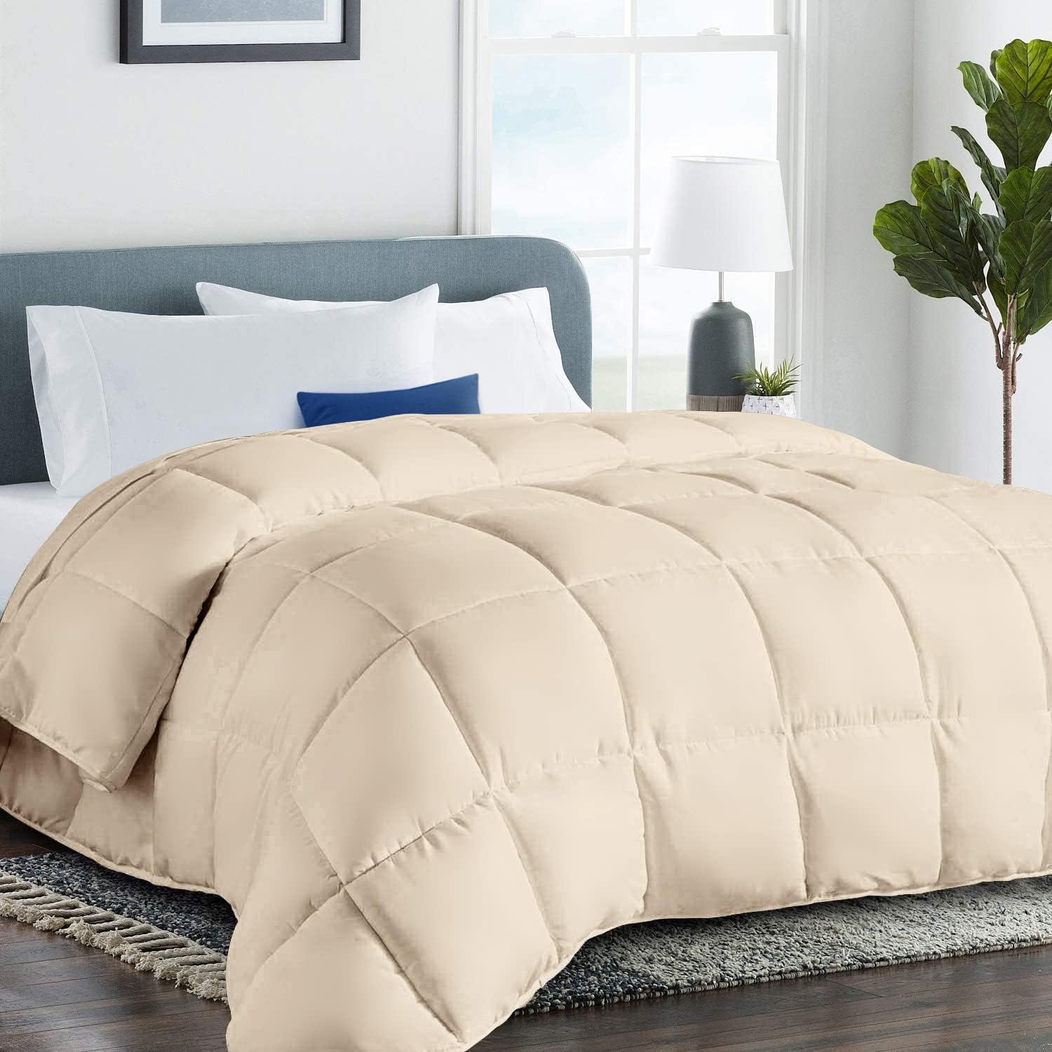 COHOME Oversized Queen Comforter - Luxury All-Season Duvet Insert