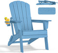 Folding Adirondack Chair with Cup Holder for Ultimate Comfort