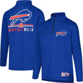 Youth NFL Quarter Zip Long Sleeve T-Shirt - Super Soft Performance