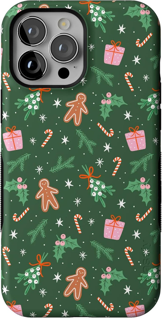 Bold Protective Case for iPhone 13 Pro Max | Gingerbread Design