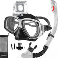 Nearsighted Snorkel Gear Nearsighted Dry Snorkel Set - Clear Vision