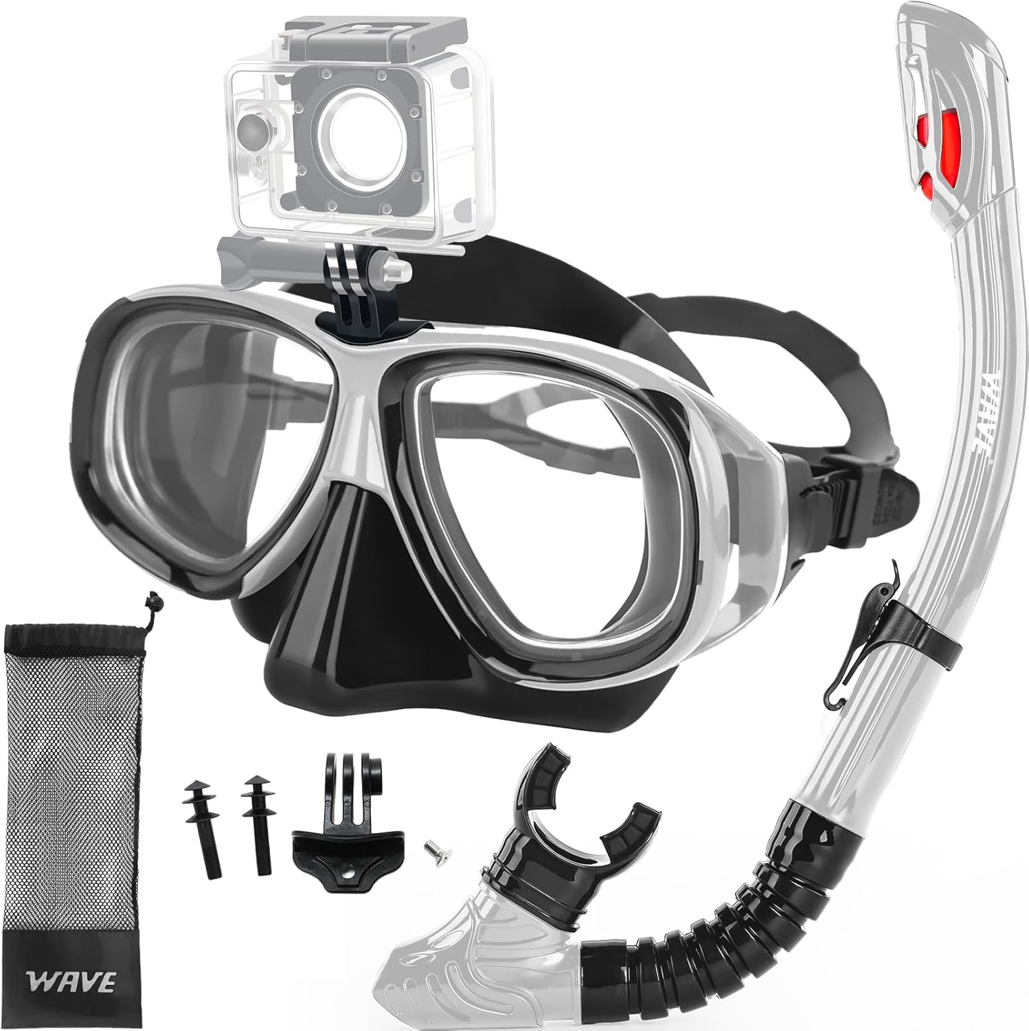 Nearsighted Snorkel Gear Set for Clear Underwater Vision
