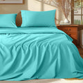 1000 Thread Count Egyptian Cotton Queen Sheets Set - Luxury Seafoam
