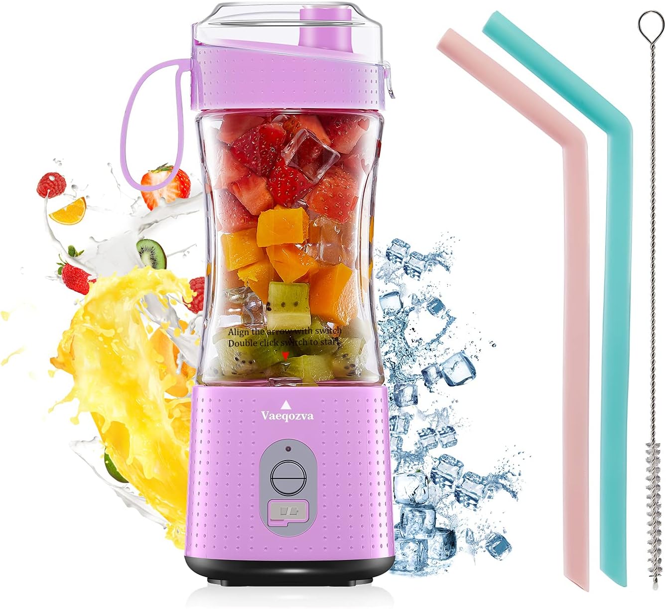 Portable USB Blender for On-the-Go Nutrition - Vaeqozva
