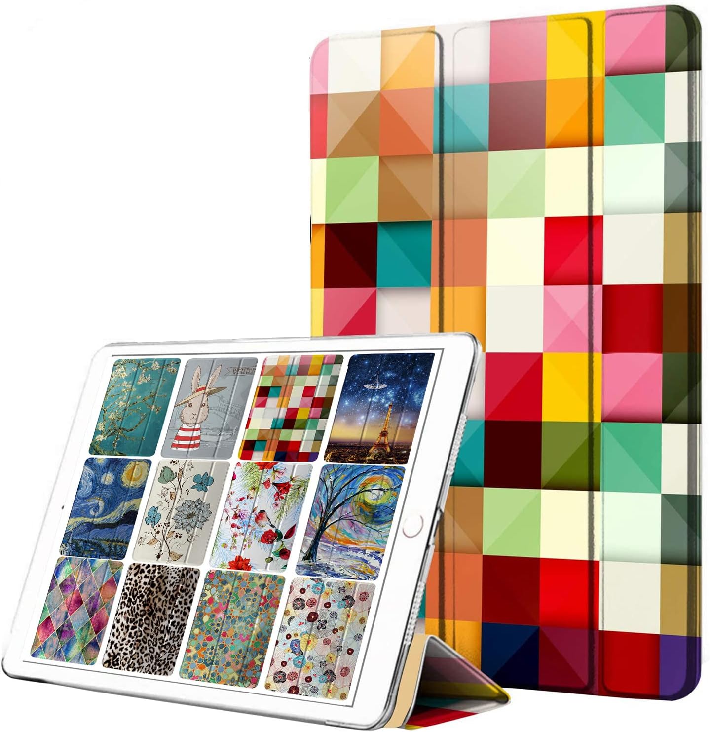DuraSafe Cases for iPad 4/3/2 - Perfect Fit with Multicolor Design