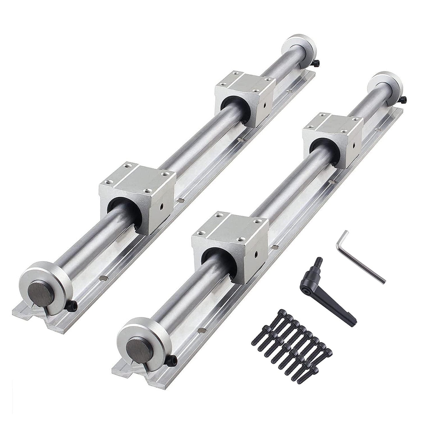 Linear Rail Kit for DIY CNC with SBR16 Guide Rails and Blocks