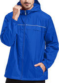 Men's SWISSWELL Packable Rain Jacket - Lightweight Hooded Shell