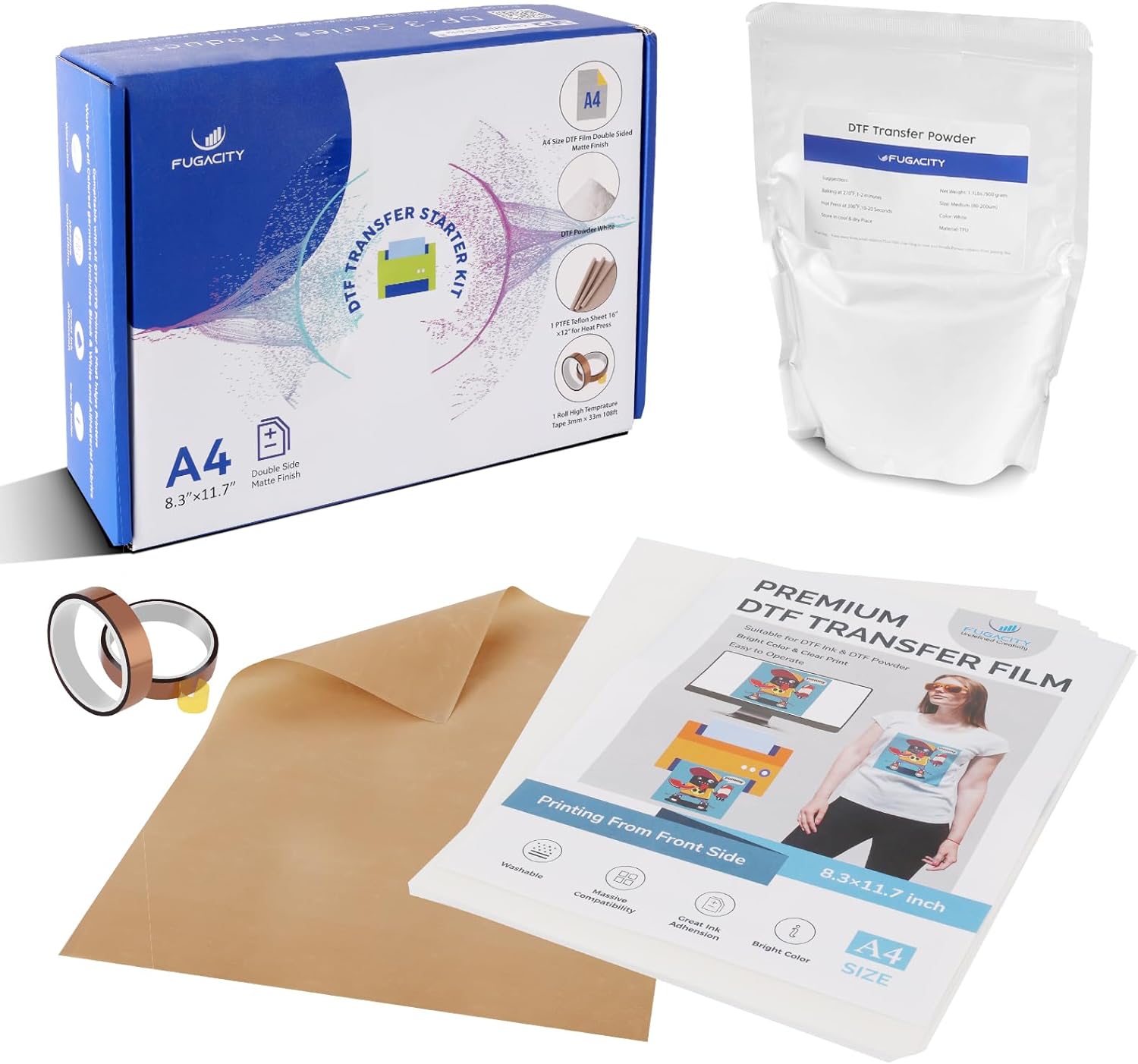 Starter DTF Sublimation Kit - Perfect for All Fabrics!