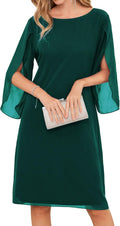 GRACE KARIN Womens Chiffon Flutter Sleeve Cocktail Dress (Style JQ1M)