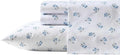 King Bed Sheets Sketchy Ditsy Blue - Ultra-Soft Microfiber Sheets