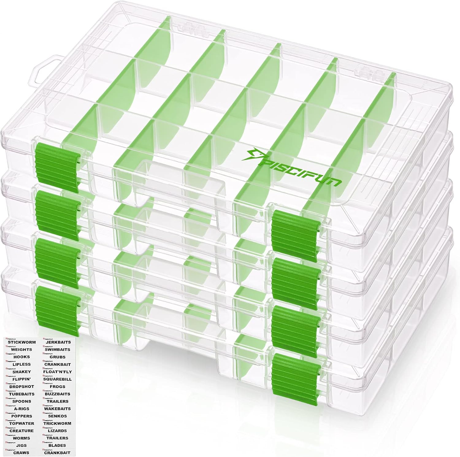 Piscifun Clear Fishing Tackle Boxes - Organize Like a Pro!