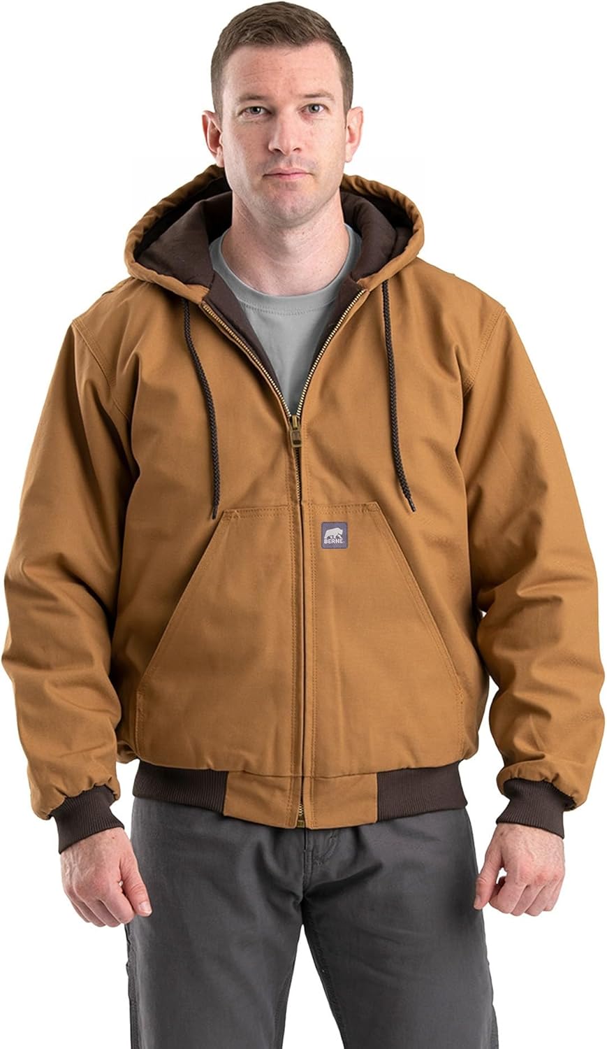 Berne Men's Heritage Duck Hooded Active Work Jacket Review