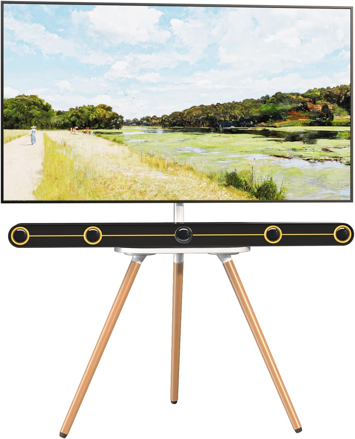 PUTORSEN Easel TV Stand for 43-65 Inch Screens - Stylish & Durable