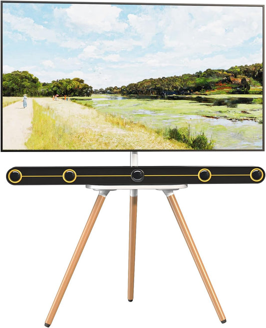 PUTORSEN Easel TV Stand for 43-65 Inch Screens - Stylish & Durable
