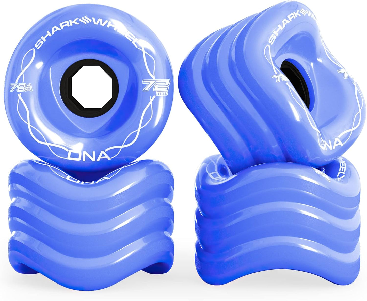 Shark Wheel 72mm Longboard Cruising Wheels for Smooth Rides