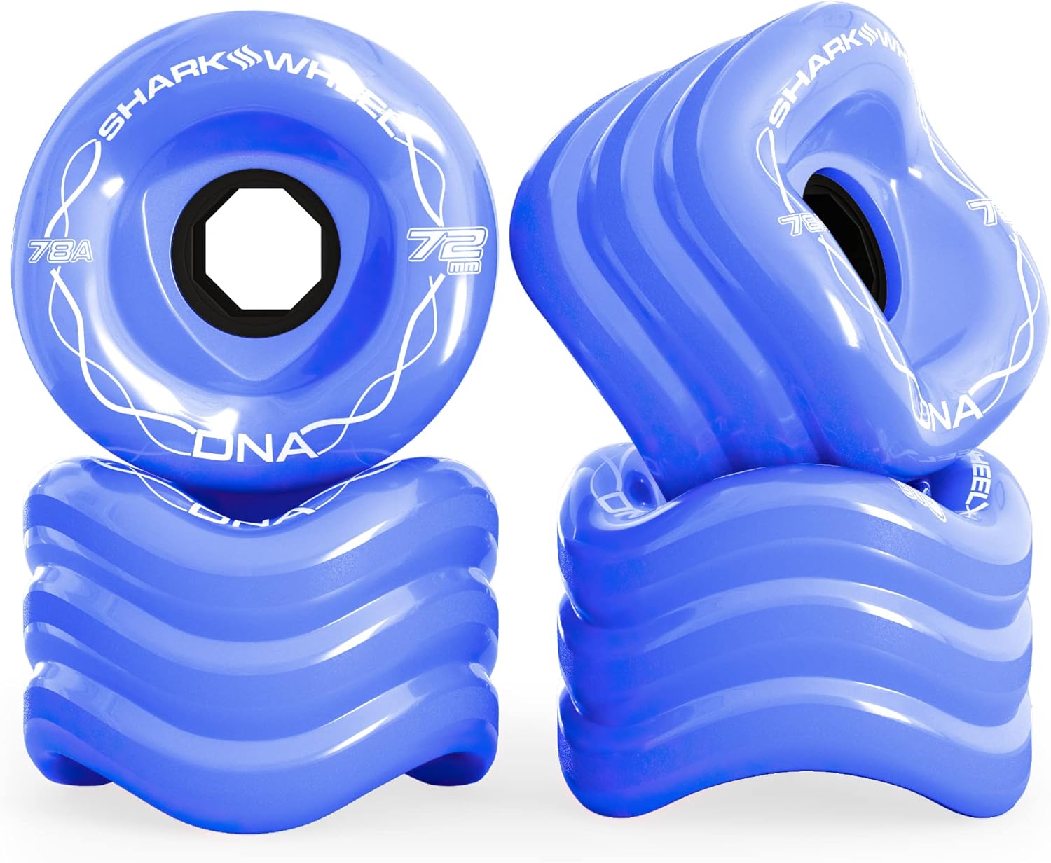 Shark Wheel 72mm Longboard Cruising Wheels for Smooth Rides