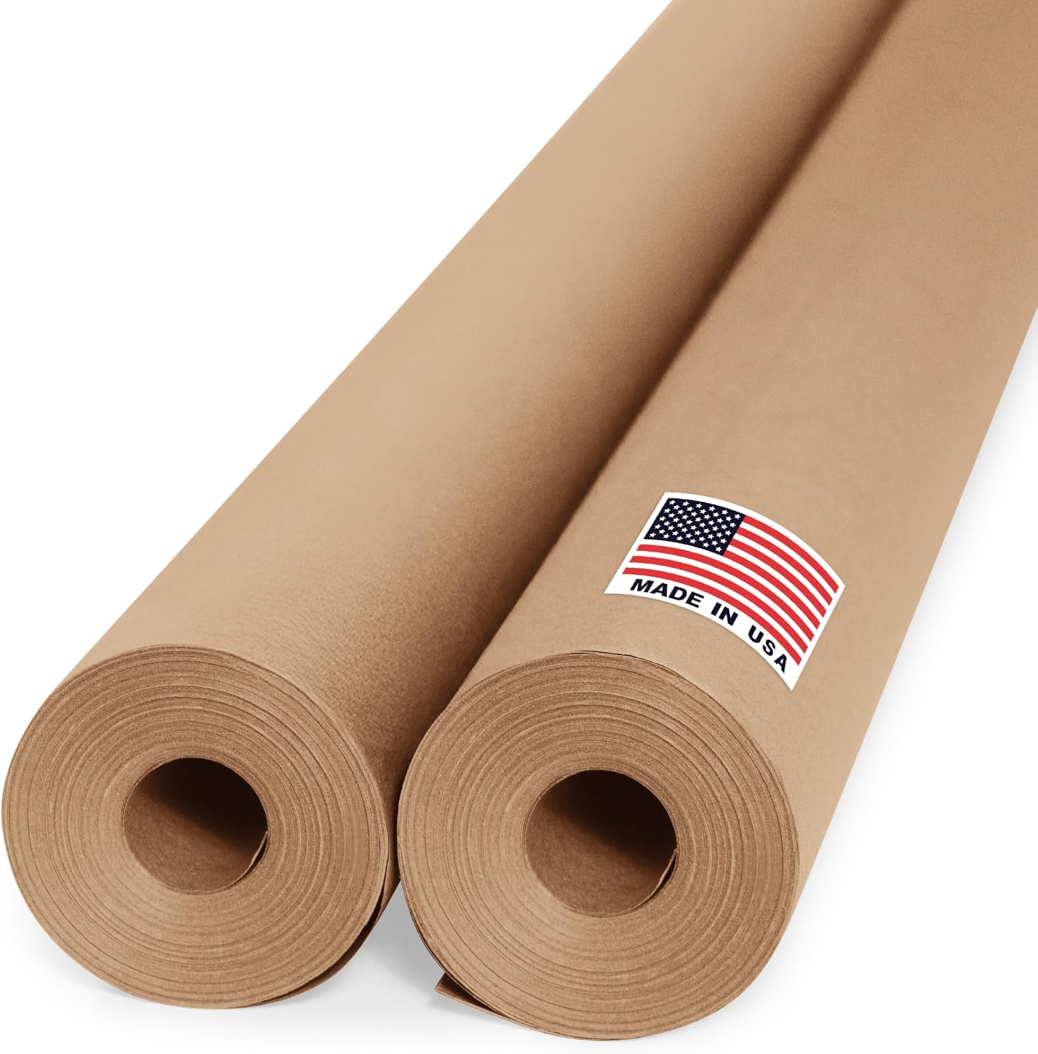 Vibrant 36in x 1200in Brown Kraft Paper Roll for Crafts & School