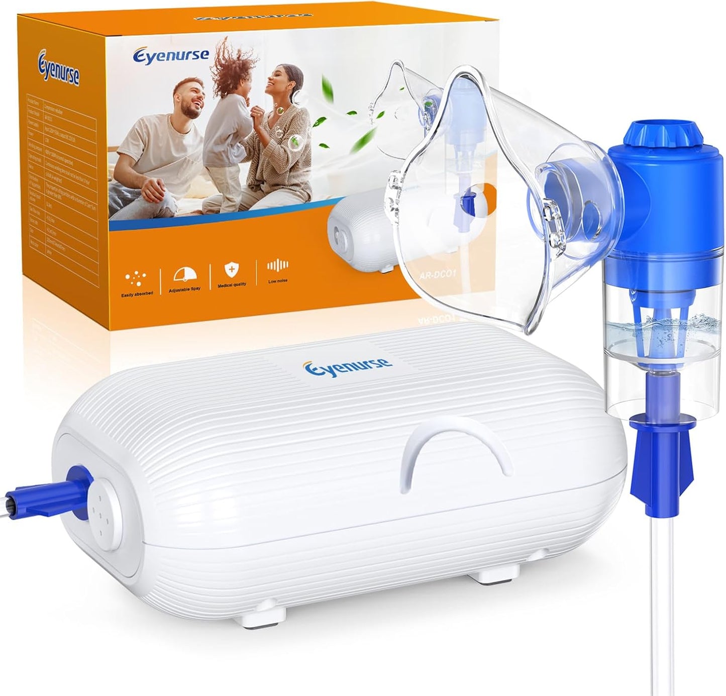 EYENURSE Quiet Nebulizer Kit - Easy Breathing