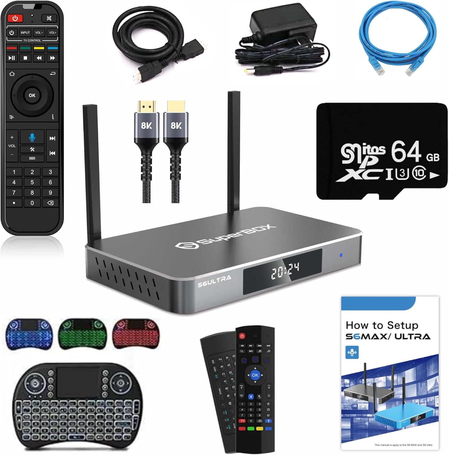S6 Ultra Voice Command TV Box with Premium HDMI Cable Review