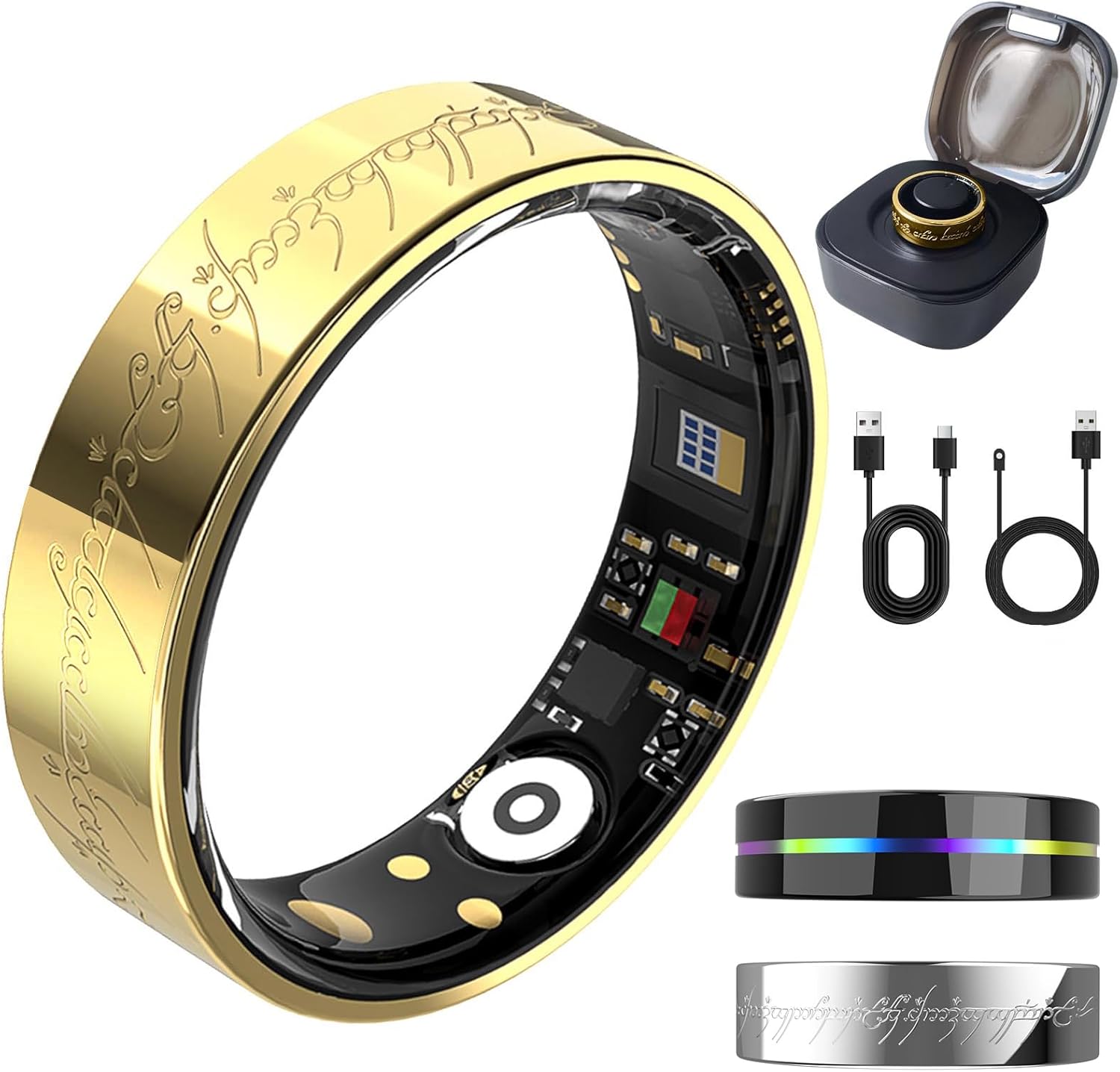 Ultra Smart Ring for Health Tracking with IP68 Waterproof Design