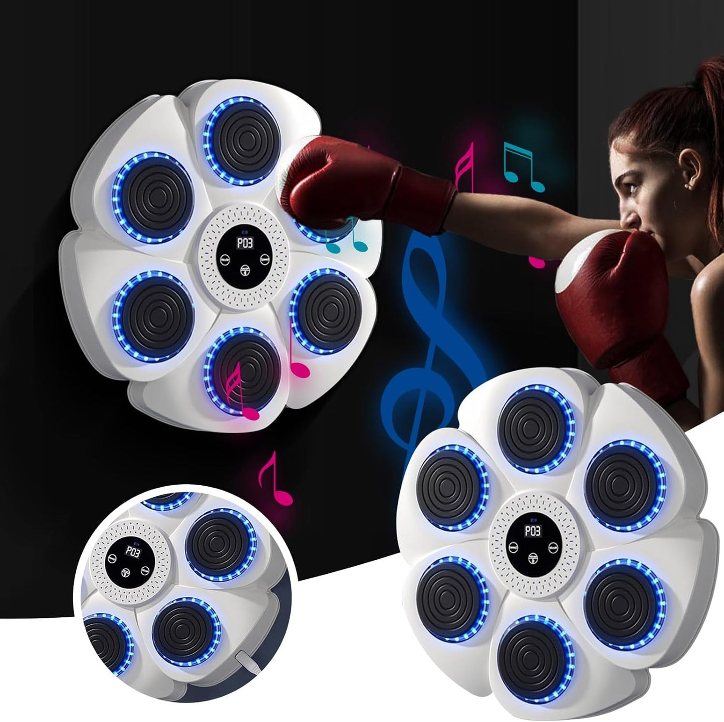 Wall-Mounted Smart Bluetooth Boxing Trainer