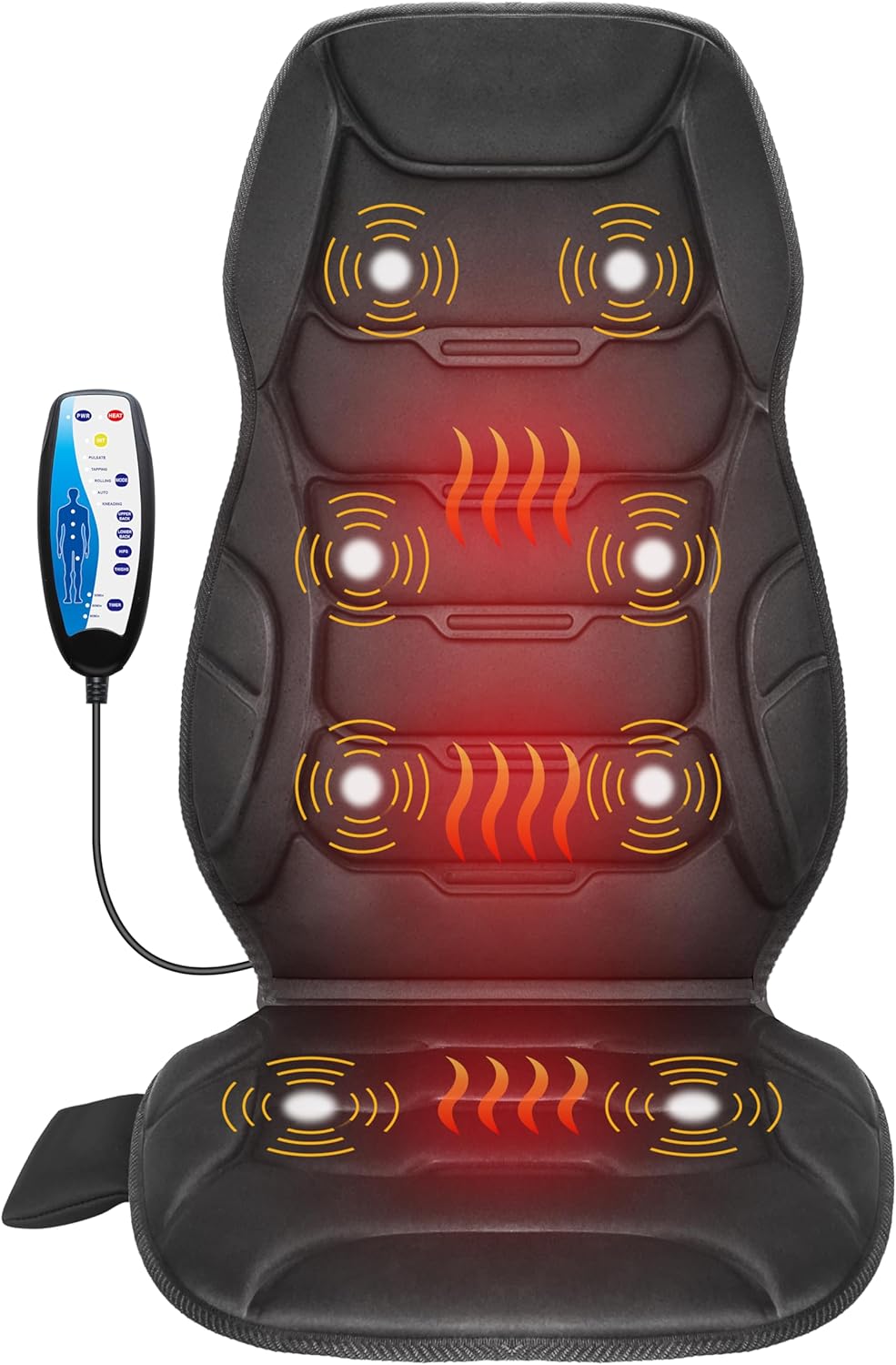 COMFIER Heated Massage Seat with 8 Nodes
