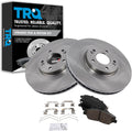 TRQ Front Brake Pad & Rotor Kit for 2017-2019 Hyundai Santa Fe
