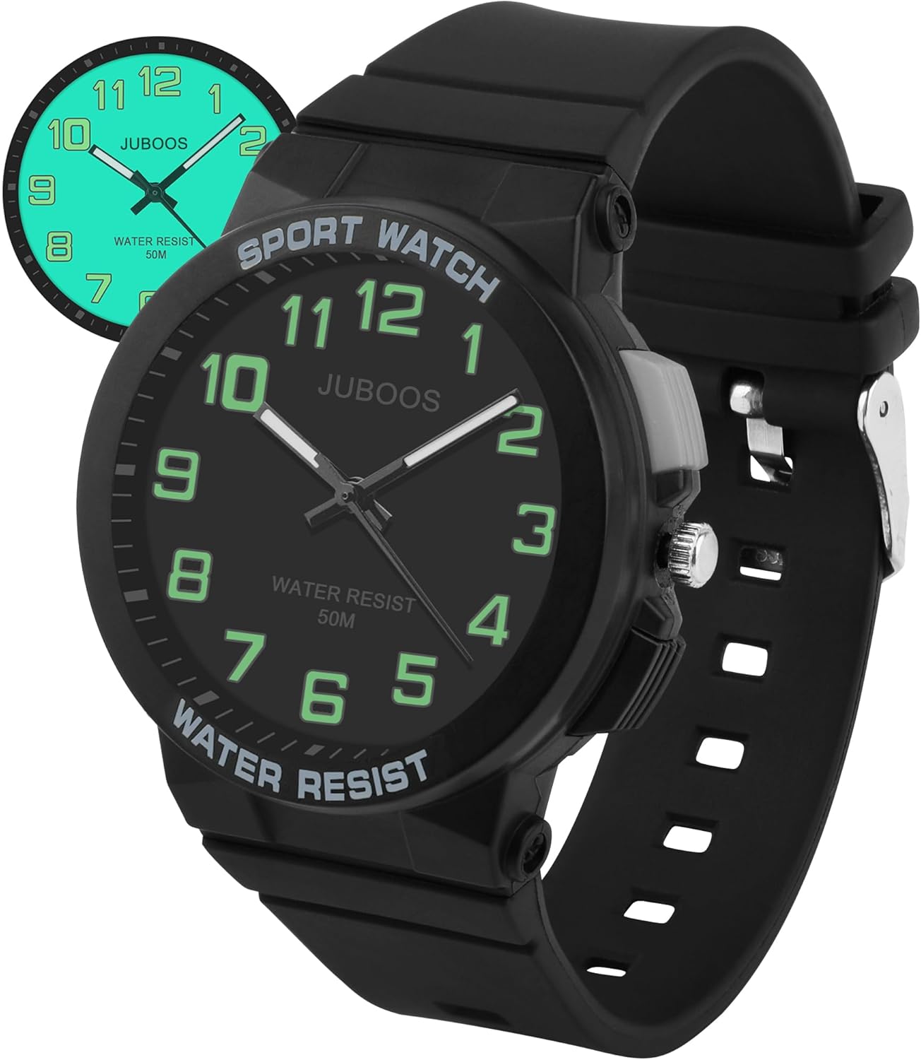 Juboos Waterproof Kids Analog Watch - Teach Time Easily