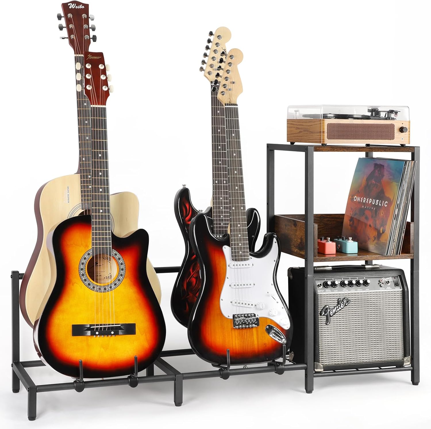 Bikoney Guitar Stand 7-Holder for Acoustic and Electric Guitars