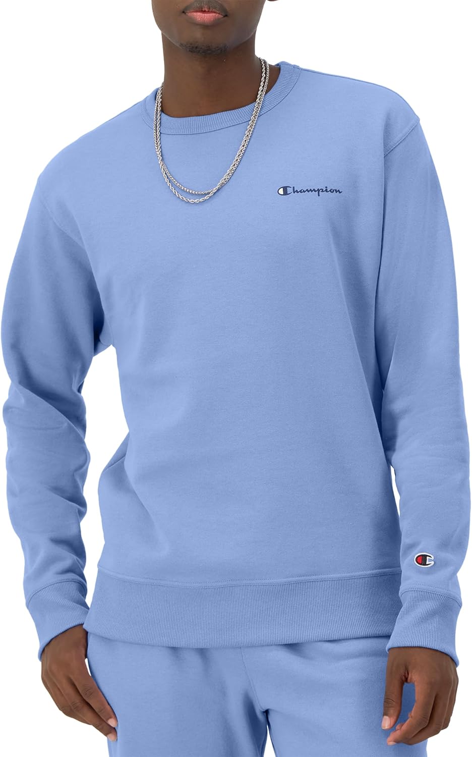 Champion Men's Fleece Midweight Crewneck Sweatshirt for Comfort