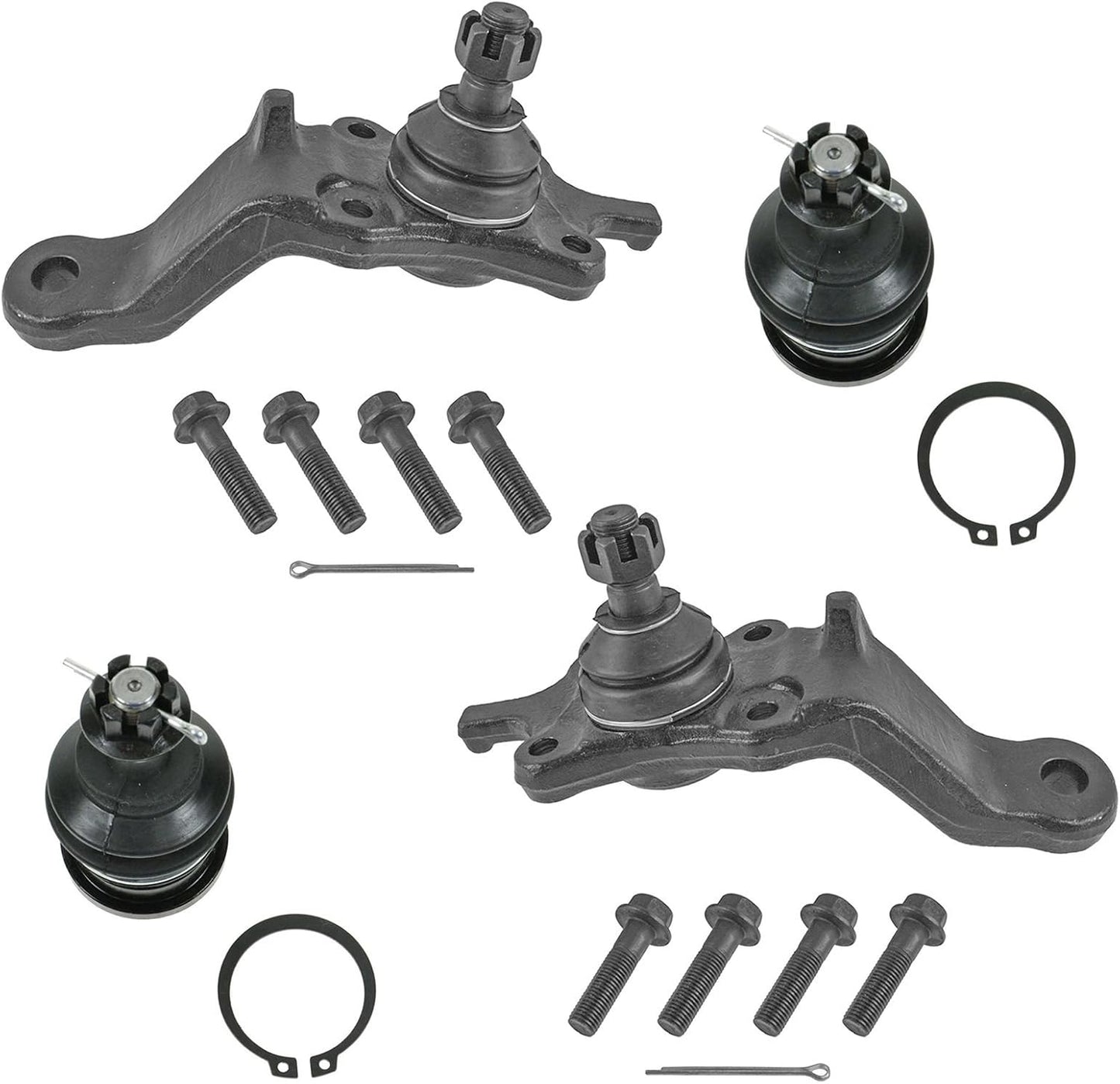 TRQ Front Driver & Passenger Side Ball Joint Set for Sequoia